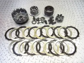 19610241a Ducati 2007 07-08 695 Monster Clutch Basket Inner Outer Plates Lot Oem