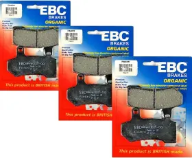 Fa409-x3 Ebc 3 Sets Front/rear Brake Pads Harley-davidson #fa409 Fa409-x3 Ebc 3 Sets Front/rear Brake Pads Harley-davidson #fa409