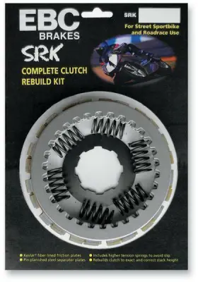 164538 Ebc Srk149 Srk Fiber Clutch With Friction Steel Plates And Springs 164538 Ebc Srk149 Srk Fiber Clutch With Friction Steel Plates And Springs