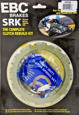 Srk46 Ebc Srk Complete Clutch Kit With Gasket 1999-2005 Kawasaki Vulcan 800 # Srk46 Ebc Srk Complete Clutch Kit With Gasket 1999-2005 Kawasaki Vulcan 800 #