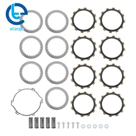 T1244783 Etecgo Or Yamaha Yz125 Clutch Friction Steel Plates And Springs Gasket New T1244783 Etecgo Or Yamaha Yz125 Clutch Friction Steel Plates And Springs Gasket New
