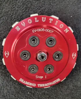 Ev-0105-0007 Evolution Industries Diamond Terminator Stage 1 Clutch Kit Inch 98-06 Big Twin Ev-0105-0007 Evolution Industries Diamond Terminator Stage 1 Clutch Kit Inch 98-06 Big Twin