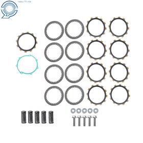 Happy19star Hp162360 Clutch Friction With Steel Plates Spring Gasket Kit For Yamaha Wr250f Yz250f 01-13