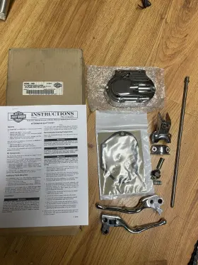 45380-02b Harley-davidson Chrome Hydraulic Clutch Kit Fl Touring Softail 45380-02b Harley-davidson Chrome Hydraulic Clutch Kit Fl Touring Softail