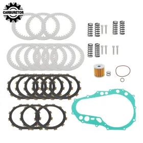 Hgf216476 Home-garden-fix Clutch Kit Plates Springs For Suzuki Quadsport Z400 Lt-z400 Ltz 400