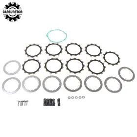 Hgf216480 Home-garden-fix Clutch Friction With Steel Plates Spring Gasket Kit For Yamaha Wr250f Yz250f 01-13