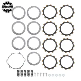 Hgf216484 Home-garden-fix Clutch Friction Plate Kit Heavy Duty Springs And Gasket For Yamaha Yz125 1994-2004
