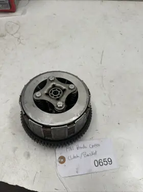 22100-413-010 Honda 1978-1981 Cm400t Clutch Basket Comp Disc Oem 1979 Cm400 Cb400 Hawk 22100-413-010 Honda 1978-1981 Cm400t Clutch Basket Comp Disc Oem 1979 Cm400 Cb400 Hawk