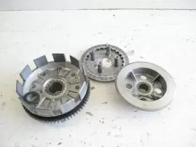 22100-428-000 Honda 79 Xr 250 Used Clutch Inner Outer Basket Pressure Plate 1979-1980