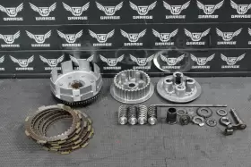 22100-kse-670 Honda 2008 07-09 Crf150r Crf150rb Oem Complete Clutch W Plates Basket Hub