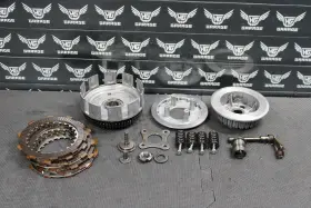22100-kt1-020 Honda 1990 Xr250l Xr250r Oem Complete Clutch W Plates Basket Hub Pressure Plate