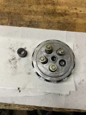 22100-kz4-700 Honda 1996 Cr125r Oem Complete Clutch W Plates Basket Hub