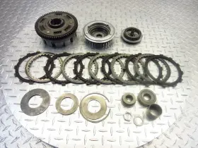 22120-mb0-770 Honda 22100-mb0-770 1983 82 83 Vf750s Vf750 Oem Clutch Basket Primary Plates Lot