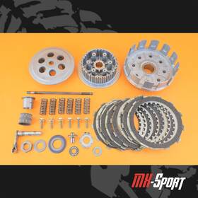 Honda 22100-meb-670 2002 02 Crf450r Crf450 Oem Clutch Kit Primary Driven Gear Basket Hub Plates