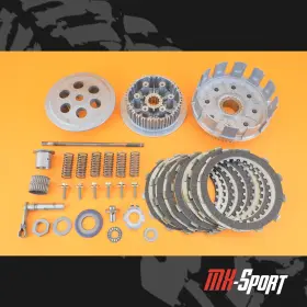 22100-meb-670 Honda 2002 02 Crf450r Crf450 Oem Clutch Kit Primary Driven Gear Basket Hub Plates