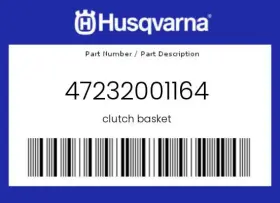 47232001164 Husqvarna New Genuine Oem Clutch Basket - 47232001164 Husqvarna New Genuine Oem Clutch Basket -
