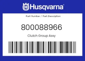 800088966 Husqvarna Genuine Clutch Group Assy -