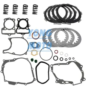 11393-kn4-750 Jinfannibi Clutch Friction Steel Plates Kit And Springs Cover Gasket For Honda Crf100f Xr100r