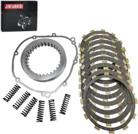 5vy-16325-00-00 Jinfannibi Clutch Plates Kit Heavy Duty Springs And Cover Gasket For Yamaha Yzf R1 2004-2006