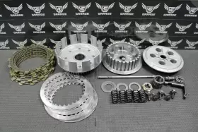 13095-1343 Kawasaki 13087-1153 1997 94-98 Kx250 Oem Complete Clutch W Plates Basket Hub