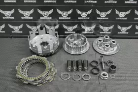 13087-1170 Kawasaki 2008 Kx100 Oem Complete Clutch W Plates Basket Hub Assembly