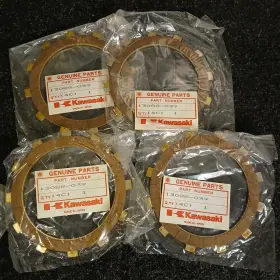 13088-039 Kawasaki 1976 - 1983 Kx125 250 Clutch Friction Plate # Nos Oem Genuine 13088-039 Kawasaki 1976 - 1983 Kx125 250 Clutch Friction Plate # Nos Oem Genuine