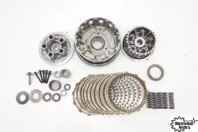 13095-0088 Kawasaki 08-11 Ninja Zx14 Oem Complete Clutch Plates Basket Hub Pressure Plate