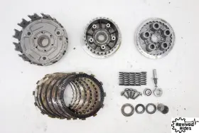 13095-0129 Kawasaki 11-18 Klr650 Oem Complete Clutch W Plates Basket Hub Pressure Plate