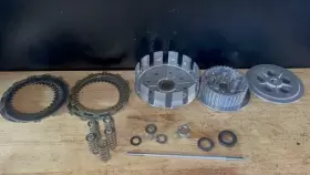 13095-0591 Kawasaki 2019-2020 Kx450f Oem Complete Clutch Basket Hub Plates Springs Pushrod Kx450