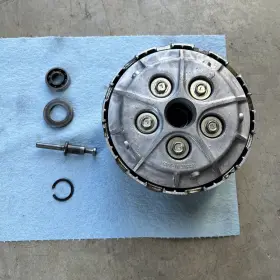 13095-1126 Kawasaki 1985 - 2005 Klr250 Clutch Basket With Plates Assembly 13095-1126 Kawasaki 1985 - 2005 Klr250 Clutch Basket With Plates Assembly