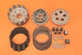 13095-1137 Kawasaki 1986 86 Kx500 Kx 500 Oem Clutch Basket Set Hub Center Pressure Plate Primary