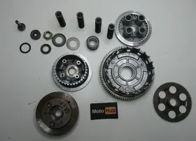 13095-1410 Kawasaki 03-04 Ninja Zx6r 636 Oem Clutch Kit Housing Inner Outer Baskets Hub