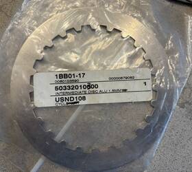 Ktm 50332010300 125sx 150sx 200sx Clutch Discs 1.5 Mm New Aluminum