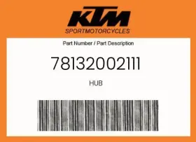 78132002111 Ktm Genuine Hub - 78132002111 Ktm Genuine Hub -