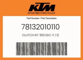 78132010110 Ktm Genuine Clutch Kit 350 Exc-f 12 -