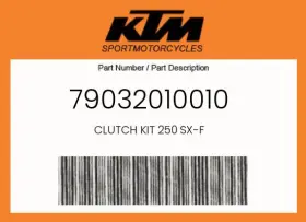 79032010010 Ktm Genuine Clutch Kit 250 Sx-f -