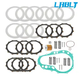 Om487071oc Lablt Heavy Duty Clutch Friction Steel Plates Kit For Suzuki Quadsport Z400 2003-2014
