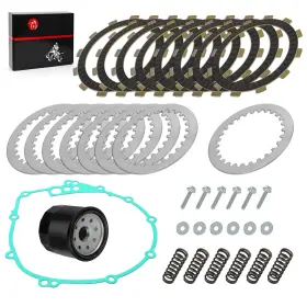 4fn-16321-00-00 Moto1988 Complete Clutch Kit Heavy Duty Springs With Gasket For Yamaha Fz6 Fzs600 2004-2009 4fn-16321-00-00 Moto1988 Complete Clutch Kit Heavy Duty Springs With Gasket For Yamaha Fz6 Fzs600 2004-2009
