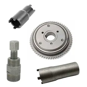 Moterlmlhq-4 Qisf 4pcs Starter Clutch Kit Flywheel Puller And Nut Lock Spanner Moterlmlhq-4 Qisf 4pcs Starter Clutch Kit Flywheel Puller And Nut Lock Spanner