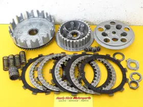 21200-02b02 Suzuki 89 Rm80 Oem Clutch Inner Outer Basket Hub Plate Set One Bolt Broke