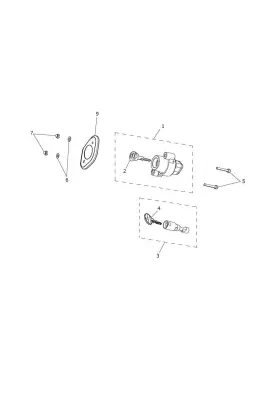 T2075336 Triumph - Oem Steering Lock Assembly T2075336 Triumph - Oem Steering Lock Assembly