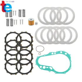 Tr108238 Turitrade Heavy Duty Clutch Friction Steel Plates Kit For Suzuki Quadsport Z400 2003-2014 Tr108238 Turitrade Heavy Duty Clutch Friction Steel Plates Kit For Suzuki Quadsport Z400 2003-2014