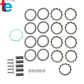 Tr108240 Turitrade Clutch Plates Kit 2001-2013 Foryamaha Yz250f Wr250f Friction Steel Plate Gasket Tr108240 Turitrade Clutch Plates Kit 2001-2013 Foryamaha Yz250f Wr250f Friction Steel Plate Gasket