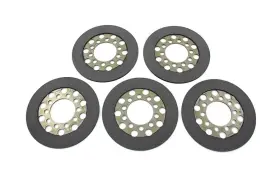 37930-68 V-twin 18-1121 Police Service Clutch Fiber Set For Harley Fl Fx 1968-84 #