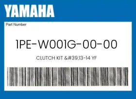 1pe-w001g-00-00 Yamaha Genuine Clutch Kit Ft13-14 Yf - 1pe-w001g-00-00 Yamaha Genuine Clutch Kit Ft13-14 Yf -