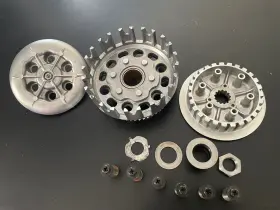 2x4-16301-00-00 Yamaha 1980 It250 Clutch Basket Hub Pressure Plate Assembly 80 It 250 2x4-16301-00-00 Yamaha 1980 It250 Clutch Basket Hub Pressure Plate Assembly 80 It 250
