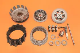 31k-16150-11-00 Yamaha 1990 87-06 Banshee Yfz350 Clutch Set Basket Hub Center Pressure Plate Primary