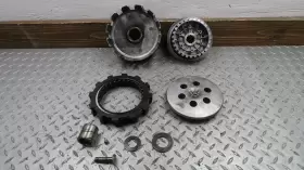 360-16301-01 Yamaha 1973-1975 Rd350 Complete Clutch Assembly Plates Basket Hub
