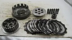 4sv-16150-01-00 Yamaha 1997 Yzf1000 Complete Clutch Basket Inner Hub Pressure Plate