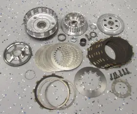 4xv-16370-00-00 Yamaha Oem Clutch Kit / Complete Basket And Plate Set 02-03 Yzf-r1 Yzfr1